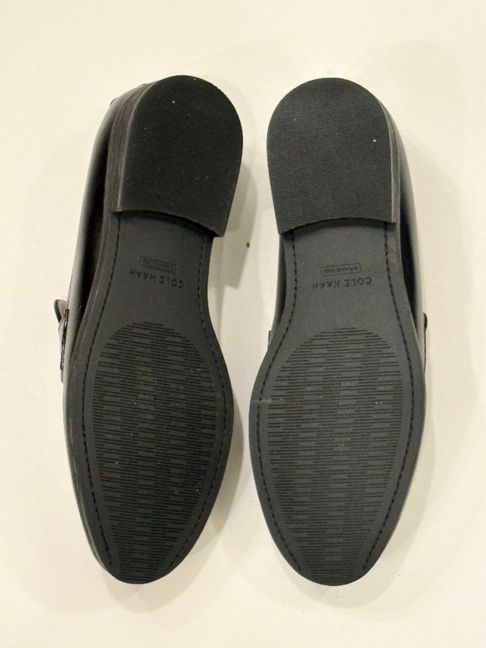 NIB Cole Haan black leather penny loafers, women's 8B - Picture 3 of 7